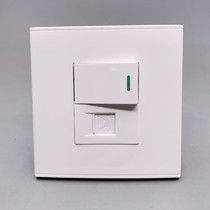 One open plus telephone socket One single connection single open double control with telephone line switch panel concealed type 86