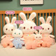 Rabbit plush toy ສາວ rag doll ເດັກນ້ອຍນອນ companion ໝອນໃຫຍ່ງາມ doll rabbit ສີຂາວນ້ອຍ