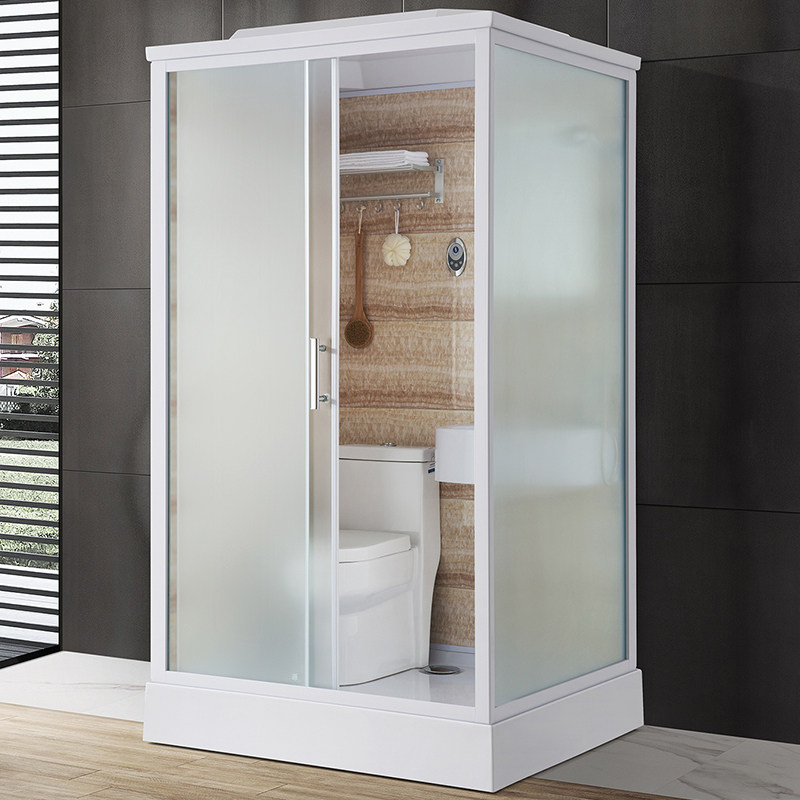 Bathroom Room Shower Room All-in-one Makeup Room Overall Bathroom small family Type independent toilet Home rectangular Easy