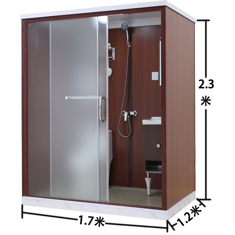 Integral shower room simple toilet integrated bathroom integrated bathroom bath SMC aviation resin bathroom