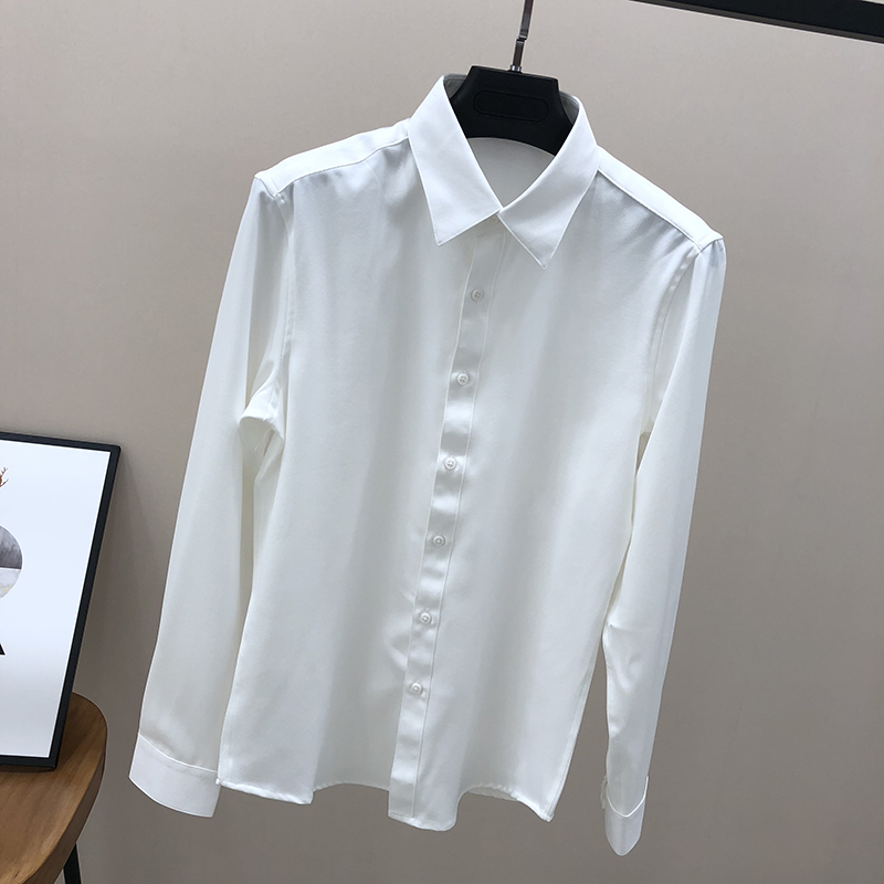 Winter Men's Warm White Shirt Body Tooling Business Career Positive Dress White Long Sleeve Plus Suede Thickened Black Shirt