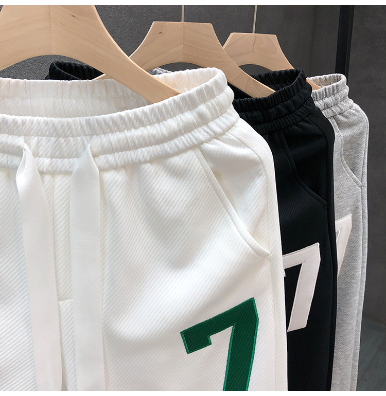 Herren Sweatpants Bestickt Mit Lockerer Passform Für Freizeit_voghion.com