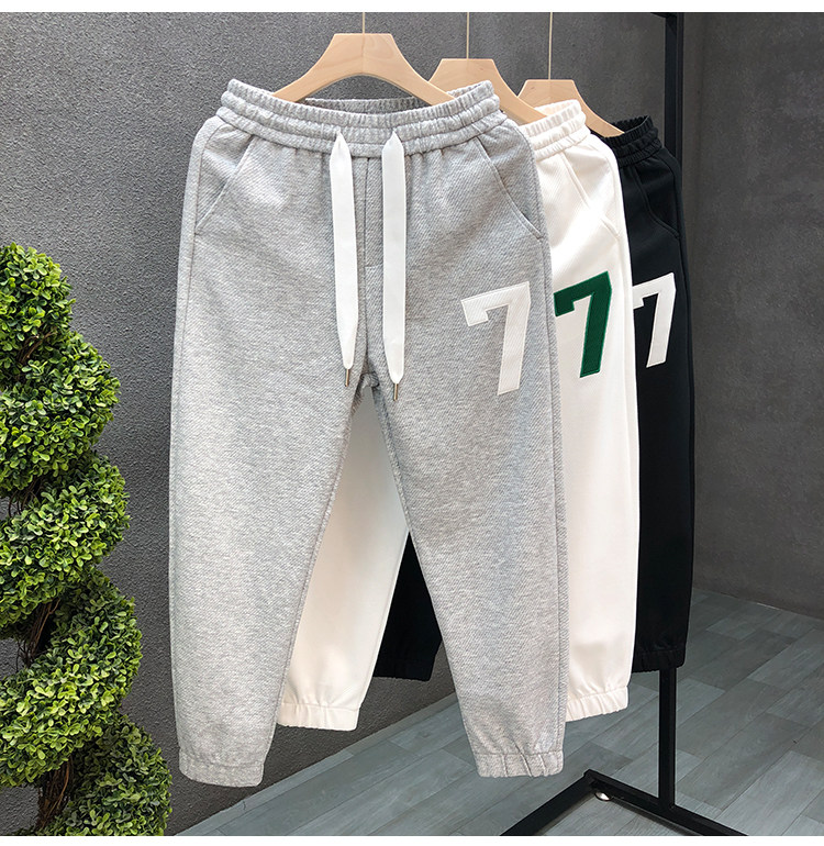 Herren Sweatpants Bestickt Mit Lockerer Passform Für Freizeit_voghion.com