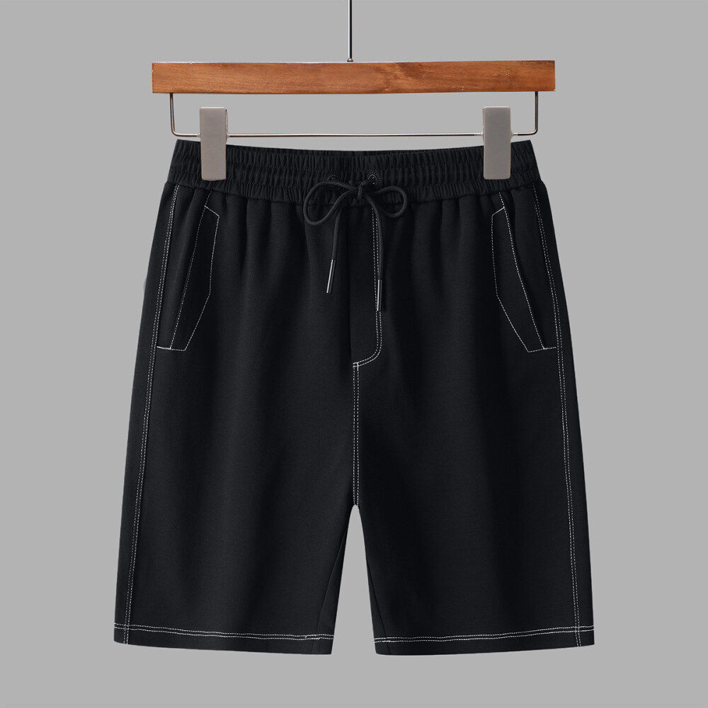Summer pure cotton men sports shorts leisure breathable knitting pants five-switches men's clothing fashion loose
