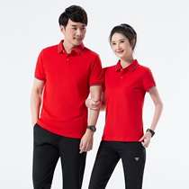 Summer men and women short sleeves T-shirts Paul polo shirts sports suit casual tops with pure cotton custom print thin
