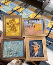 Netherlands Van Gogh Museum Series Refrigerator Magnet Van Gogh Portrait Sunflower Room Apricot Blossom Spot