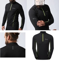 (Shi Jia) Montane Dragon Pull-On male super light half-open zipper insulation deodorant fleece