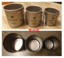 Snow Peak Ti Single Wall Cup 300 450 600 Single Layer Titanium Cup Spot