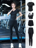 Черный комплект, короткий рукав, 4 предмета