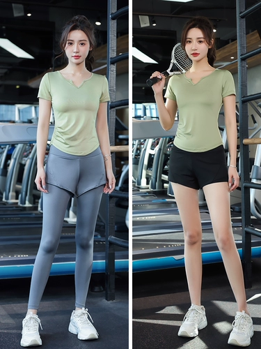 Одежда для йоги, спортивный осенний быстросохнущий комплект для спортзала, изысканный стиль, для бега