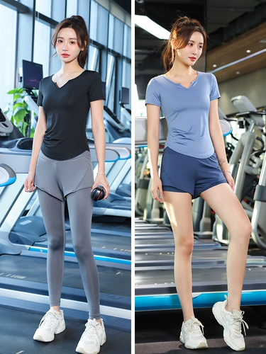Одежда для йоги, спортивный осенний быстросохнущий комплект для спортзала, изысканный стиль, для бега