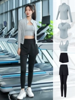 Серый черный [короткий рукав] пять -набор черных брюк