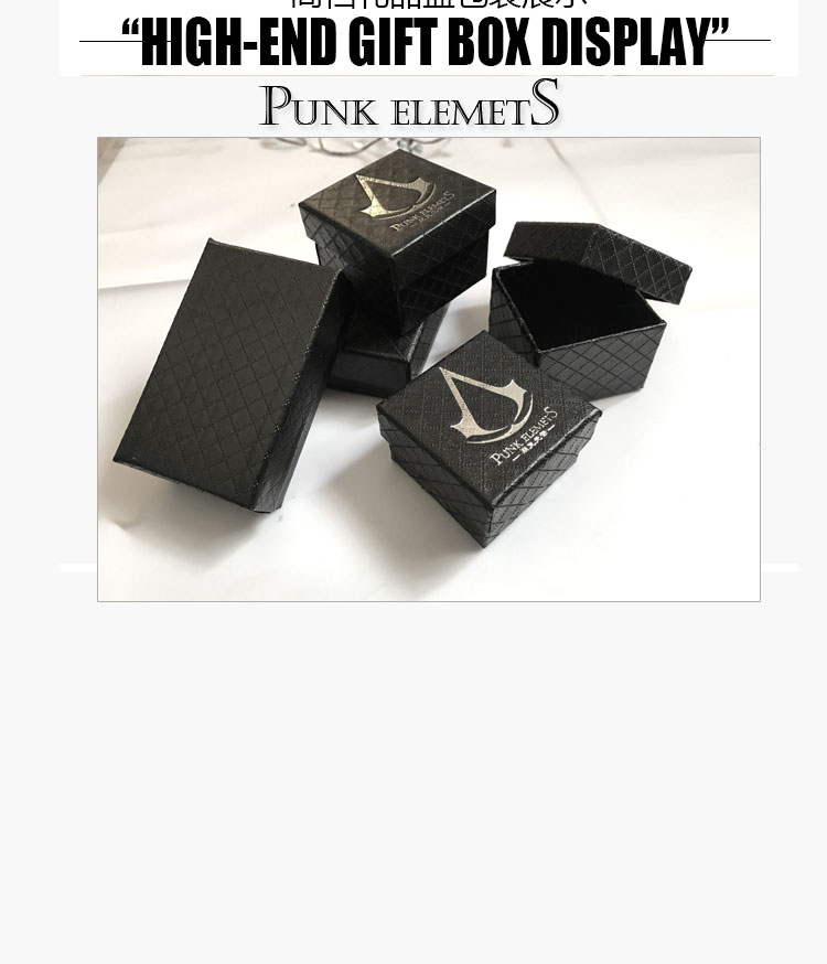 Bague homme PUNK ELEMENTS en Acier au titane - Ref 3088117 Image 31