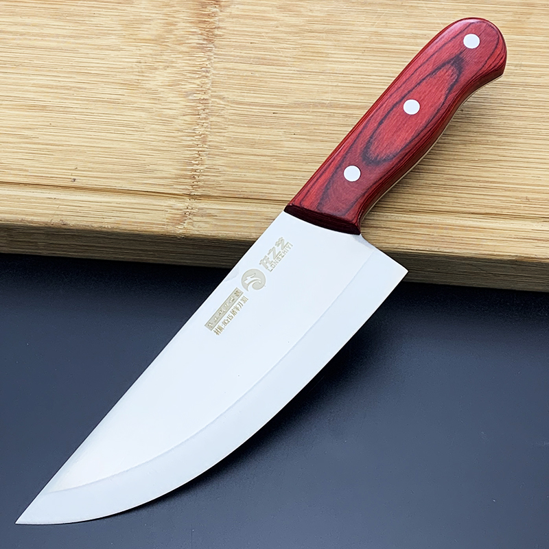 Dragon Yi 8 Chrome cutting knife cutting knife butcher killing pig to sell meat special knife cutting knife cutting cutting cutting cutting tool
