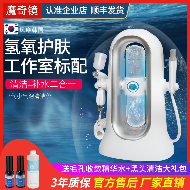 Korean Small Gas Bubble Beauty Instrument Suction Black Head Pores Powder Tingle Cleaner OXYGEN METER BEAUTY MOISTURIZING INSTRUMENT HOME