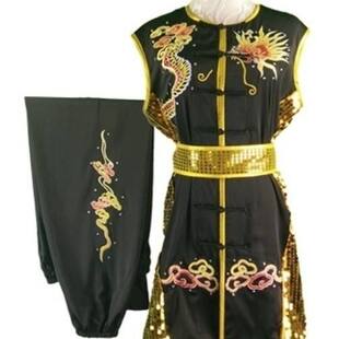 Новый без [袖南拳服龙] вышивка [长拳] конкуренция производительность [服] специальность ушу [服竞赛服] цвет [服] модельа