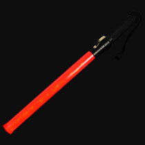 Traffic command baton LED fluorescent glowing rods Safety warning baton for help signal rods Red guide rods