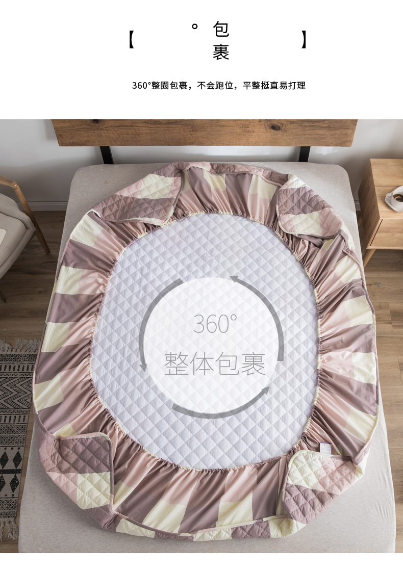 Được trang bị bông bông bông Simmons duy nhất mảnh vỏ bảo vệ trượt vỏ nệm dày hơn tất cả khăn trải giường detachably bao gồm - Trang bị Covers Ga phủ giường