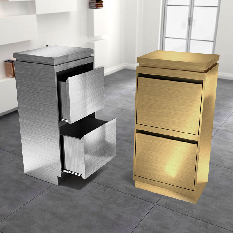 Net red all stainless steel barber shop tool cabinet hair salon special hair shop hair locker hair cutting mirror table cabinet