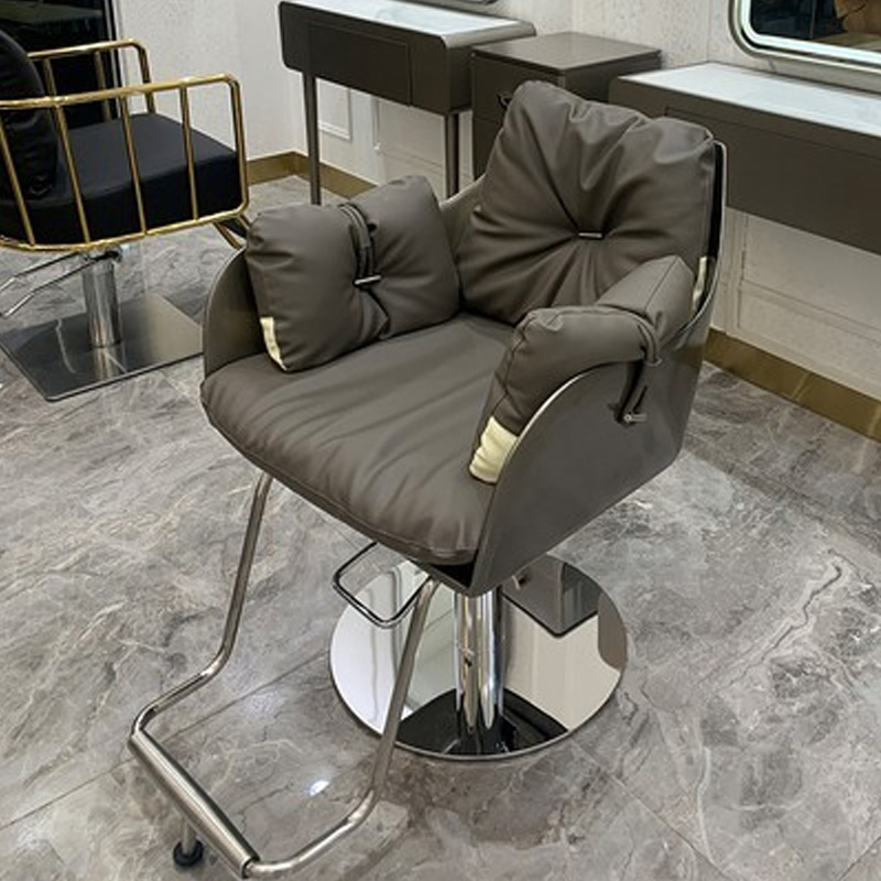 New high-end Internet celebrity hair salon chair hair salon special barber shop modern hair cutting, dyeing and ironing rotating beauty seat