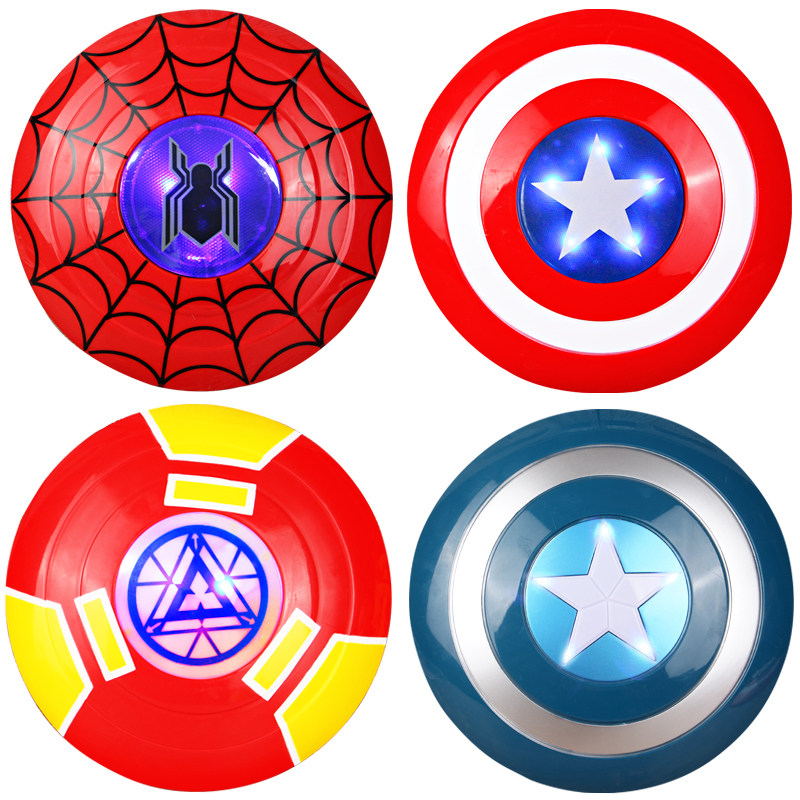 Children USA Great Captain Shining Shield Prop Boy Gleaming Steel Spider Big Man Green Giant Weapon Toy