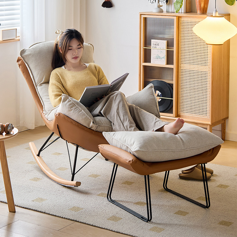 Rocking Chair Recliner for Adults, Can Be Used for Sleeping, Sofa Chair, Lazy Sofa, Rocking Chair for Living Room, Eggshell Chair for Adults, Balcony, Home Use Rocking Chair Recliner for Adults, Can Be Used for Sleeping, Sofa Chair, Lazy Sofa, Rocking Chair for Living Room, Eggshell Chair for Adults, Balcony, Home Use