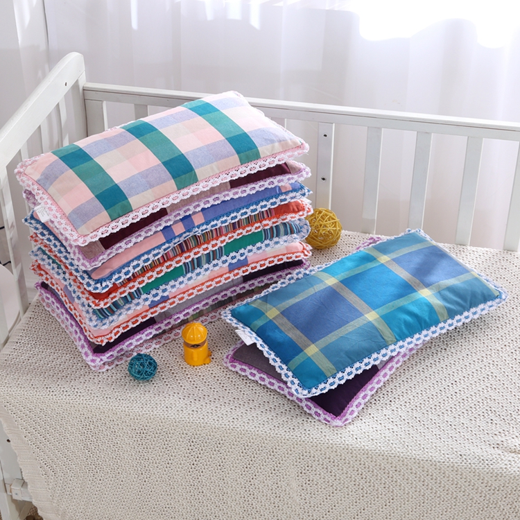 Buckwheat children pillow on old rough baby pillow buckwheat pillow on cold summer kindergarten lunch rest