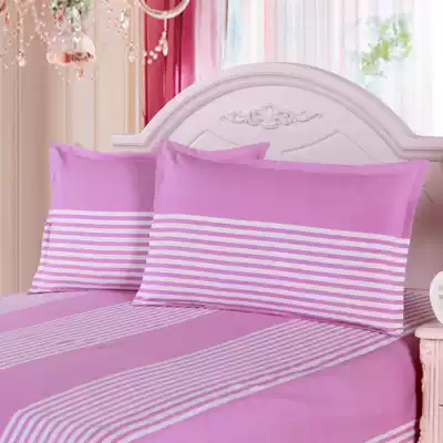 Pure cotton old coarse cloth pillowcase summer thick cotton single pillow case special envelope type pair