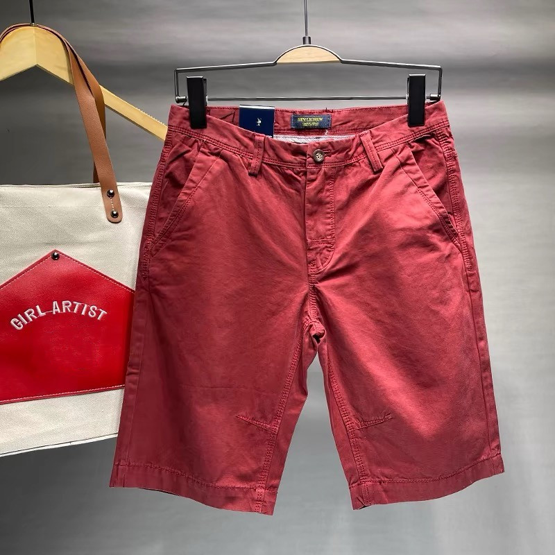 Summer Casual Shorts, Stretchy Cargo Pants, Trendy Mid-Length Pants, Multi-Colored Three-Quarter Pants, Beach Shorts, Large Shorts, Knee-Length Shorts