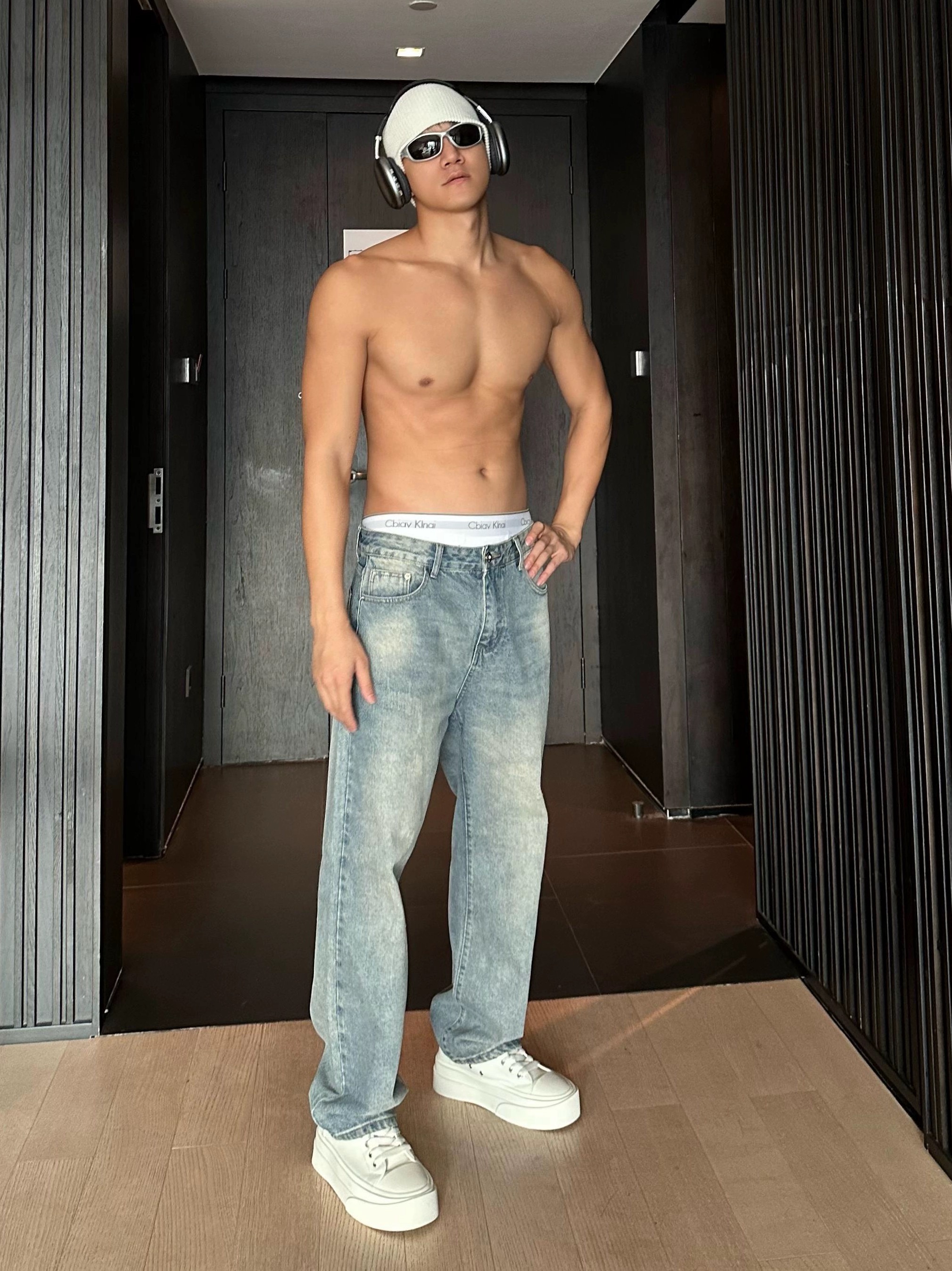 アメリカンオールマッチストレートジーンズメンズ2025新作ハイストリートルーズカジュアルライトカラーナローバージョンボーイズレトロパンツ