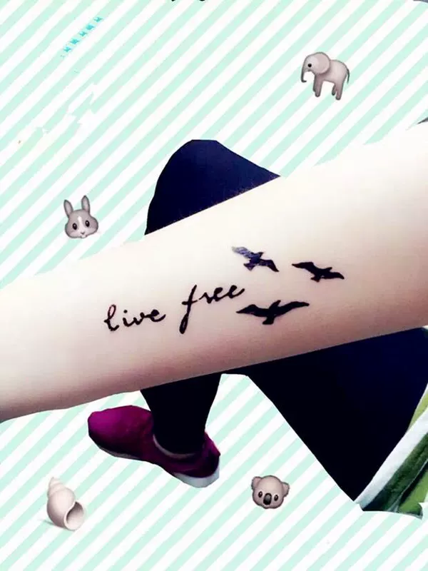 Ấn Độ chính hãng màu đen không thấm nước vẽ tay hình xăm bút Haina kem lâu dài cơ thể để gửi 10 mẫu dán
