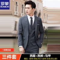 Одна пряжка с белым серым костюмом+брюки+жилет