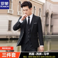 Два пряжки с белой границей черной костюм+брюки+жилетки