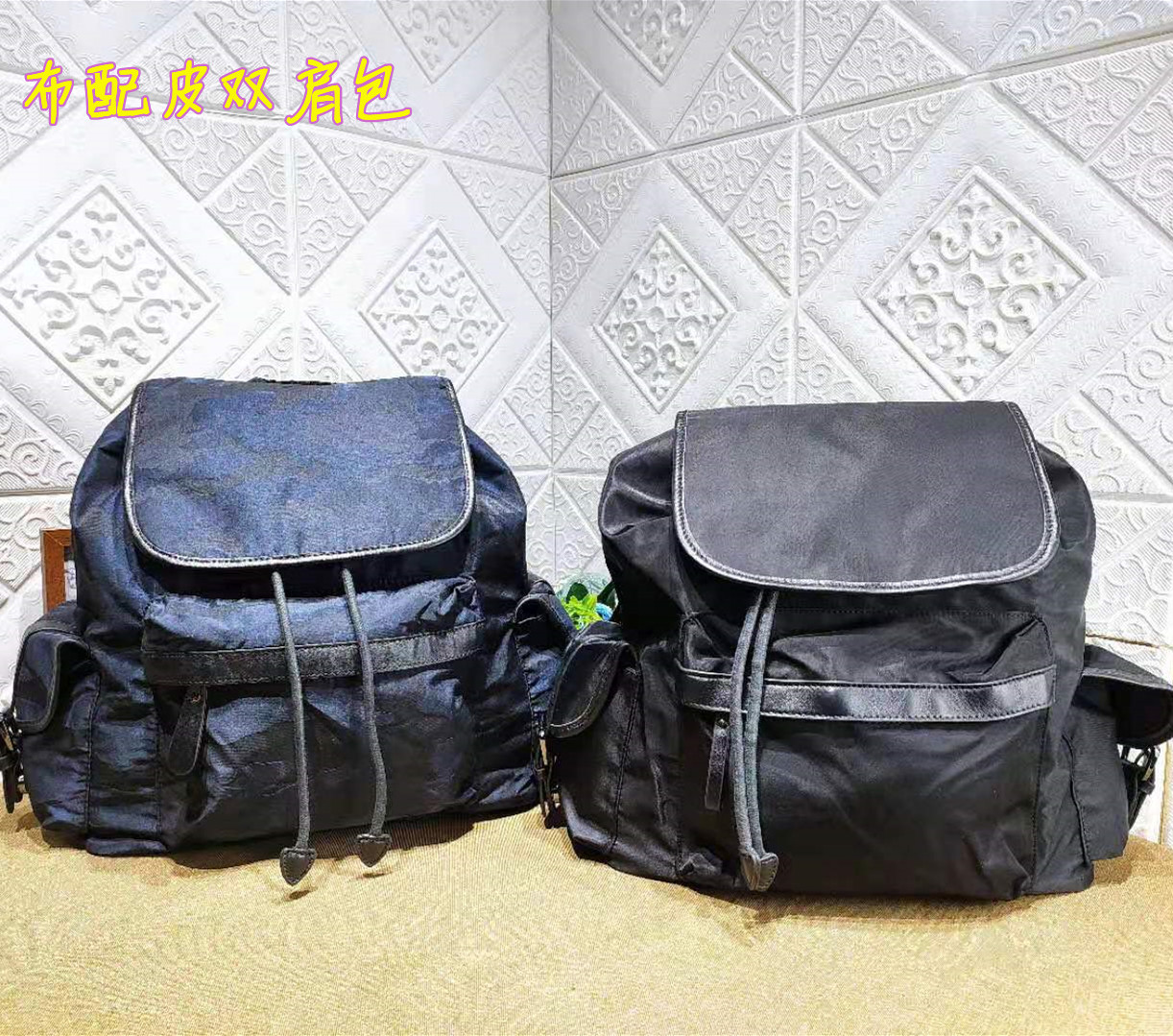 Stock Tail List Foreign Trade Original Single Handling Fashion Nylon BAG CAMOUFLAVOS DOUBLE SHOULDER BAG INS 100 HITCH-FREE SHOULDER BAG