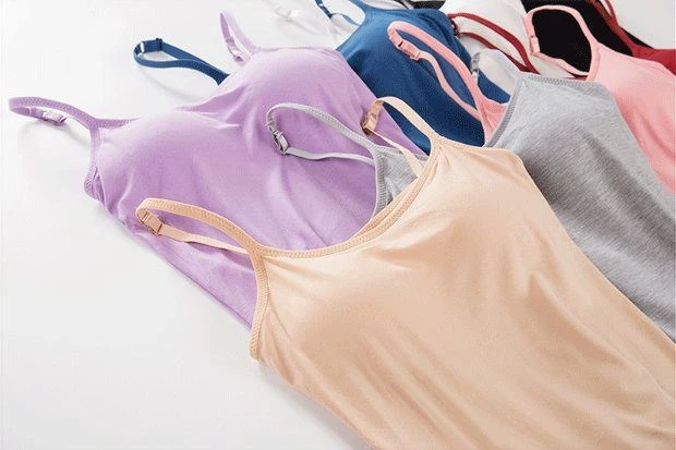Áo ngực mới tích hợp áo lót cúp ngực với áo ngực pad đồ ngủ phụ nữ không có vành sling