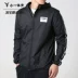 Xiaoyi Sports Hummer áo khoác nam mùa thu dệt dây trùm đầu áo gió thể thao giản dị 851626-01 Áo khoác thể thao / áo khoác