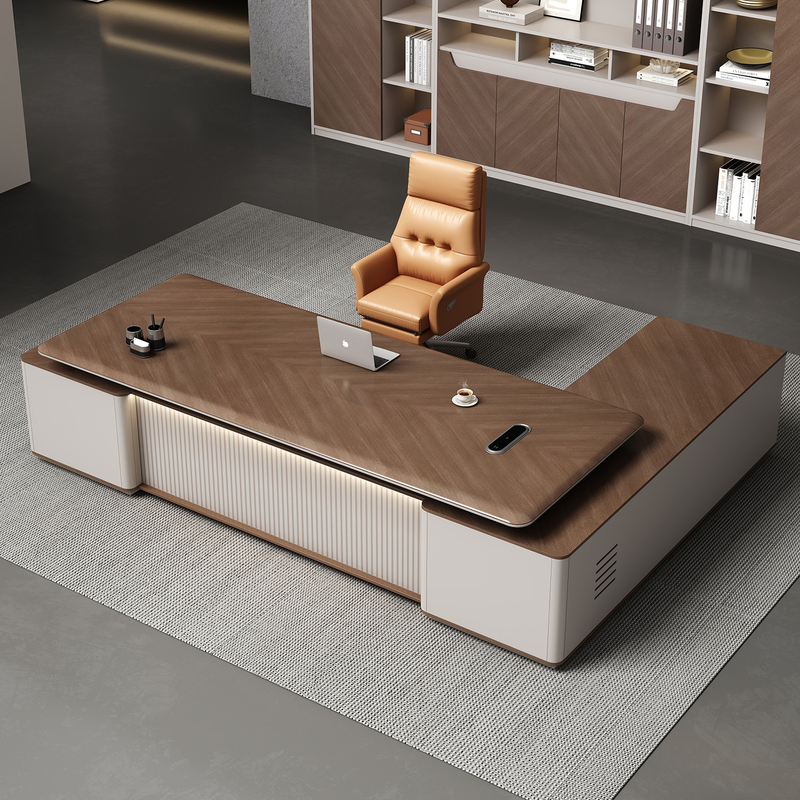 Blister-Packed Executive Desk, Office Desk and Chair, Simple Modern High-End Executive Office Desk, Ceo Computer Desk, Writing Desk Blister-Packed Executive Desk, Office Desk and Chair, Simple Modern High-End Executive Office Desk, Ceo Computer Desk, Writing Desk