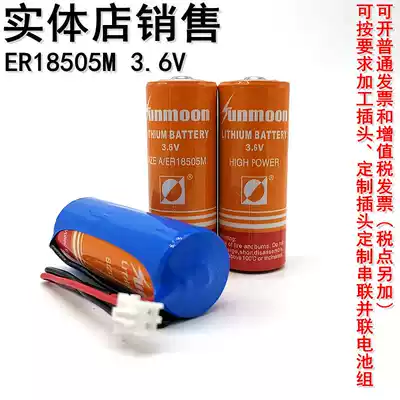 Xi'an water meter battery 3 6V Fuante ER18505M Gas meter Gas meter flow meter battery er18505h