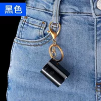 Черная зажигалка, брелок, фонарь