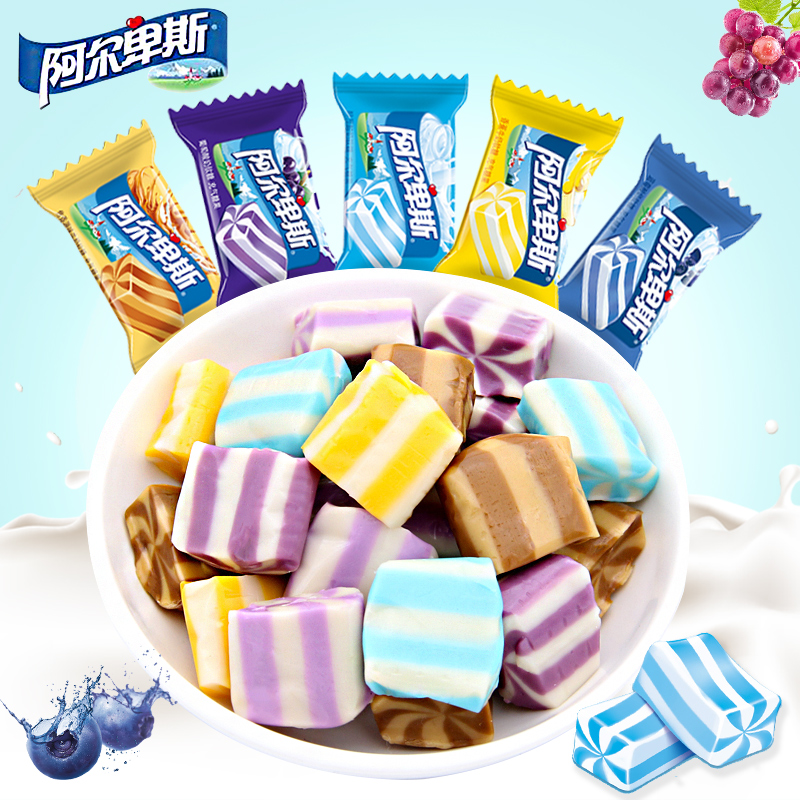 Alps Gum Gum Mixed Fruit Milk Sugar 500g Married Sweet Wedding Sweet Snacks Bulk