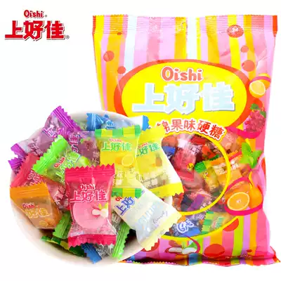 Good mixed fruit juice flavor hard candy refreshing mint candy 500g wedding fruit snacks bulk