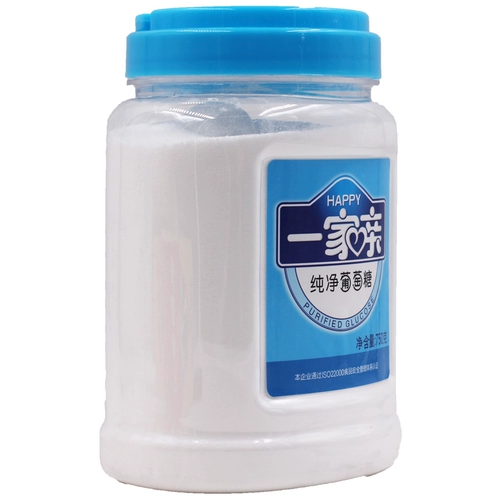 一家亲 Чистая глюкоза 750 г/банка порошка глюкозы