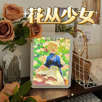 Healing mirror light painting birthday gift for girls practical niche high-end night light for besties and friends