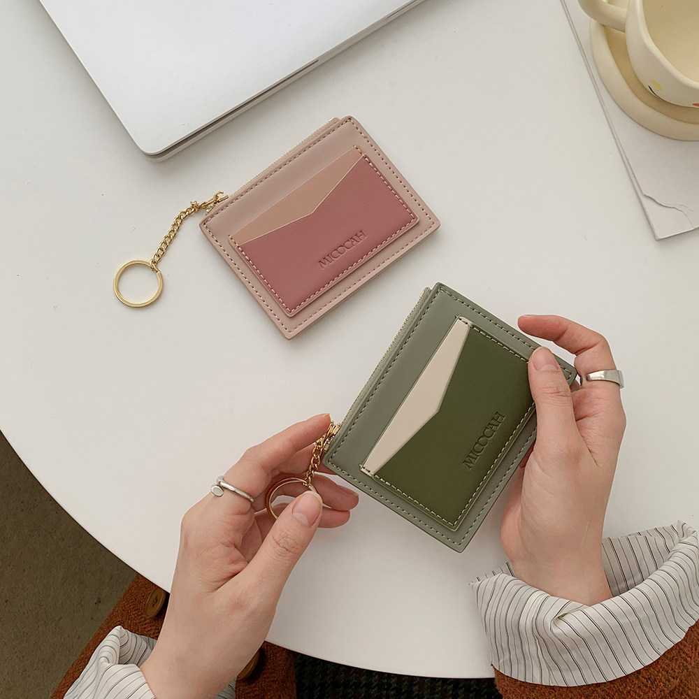 Micocah bag girl 2022 new color piece package small senior sensor card pack original zipper retro