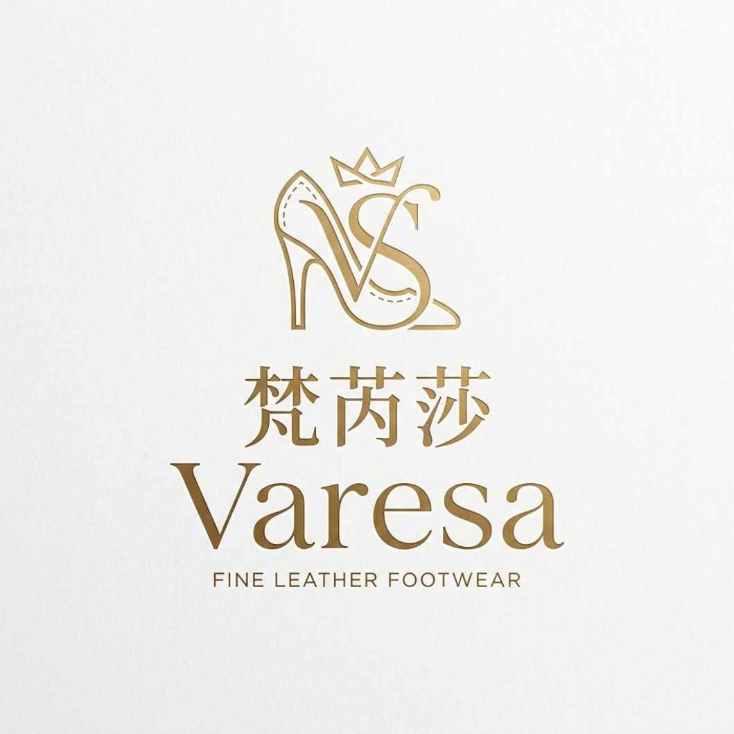 梵芮莎 Varesa 真皮手工女鞋的LOGO