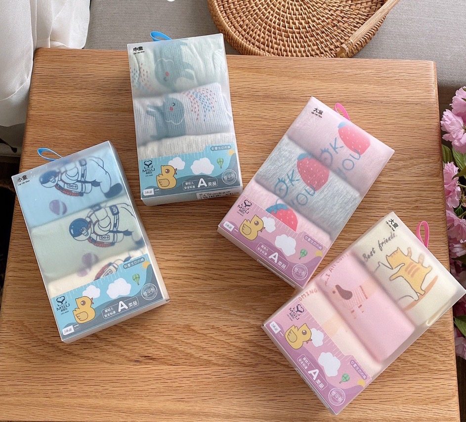 Zero formaldehyde infant grade A class children's underwear (3 dress) -5 25