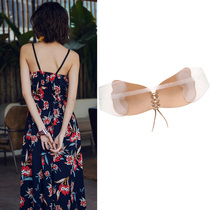 Invisible underwear small breasts wedding dresses special transparent straps strapless wedding photos bra beautiful back backless