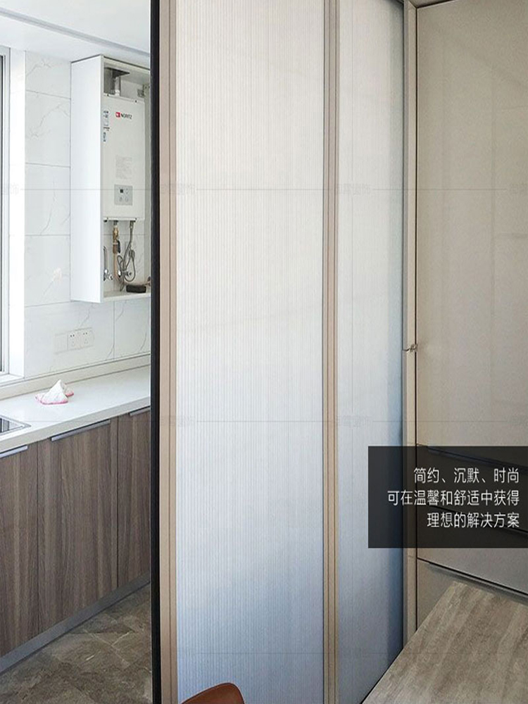 Custom interior door Sliding door Folding invisible door Living room balcony Kitchen partition Wardrobe Sliding door Japanese curtain