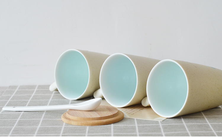 Sáng tạo cốc gốm những người yêu thích cốc nước một vài mô hình cốc tùy chỉnh với nắp muỗng cà phê cốc quà tặng cốc - Tách bình lock&lock