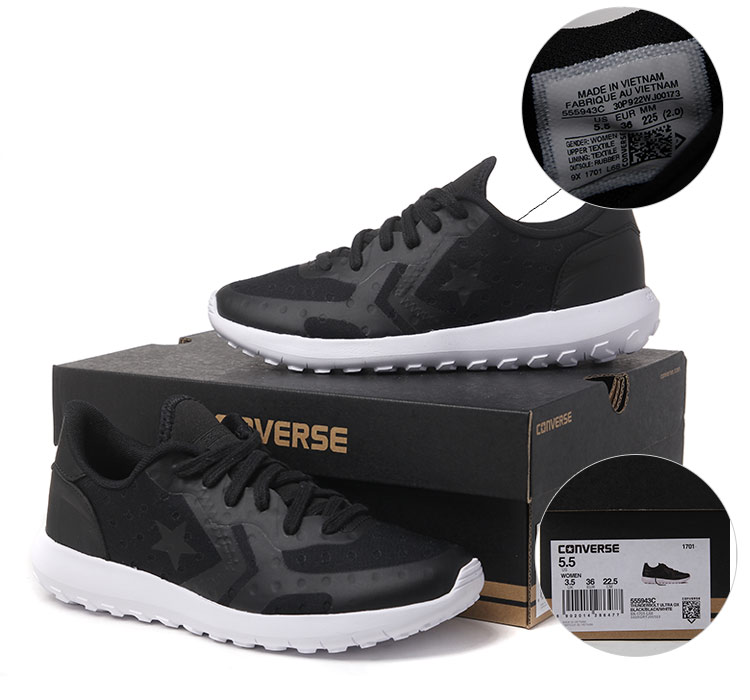 CONVERSE Giày của phụ nữ Converse giày vải mùa xuân Ngôi sao mũi tên thấp để giúp giày thể thao 555943C giày the thao nam nike